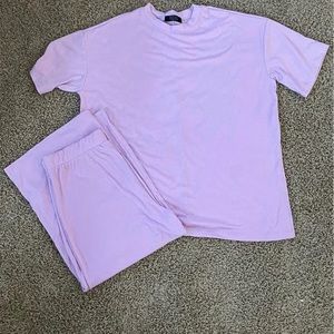 Dressed in Lala playsuit in lavender